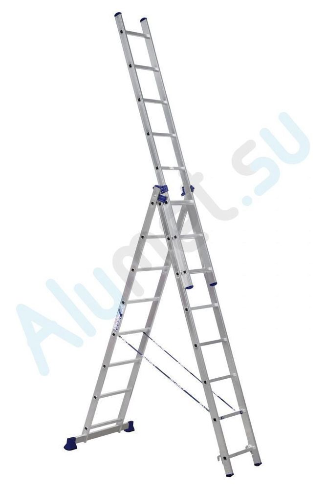 Лестница трехсекционая АЛЮМЕТ 3х8