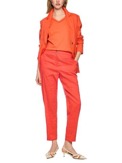 Marc Cain Брюки из смеси льна и вискозы