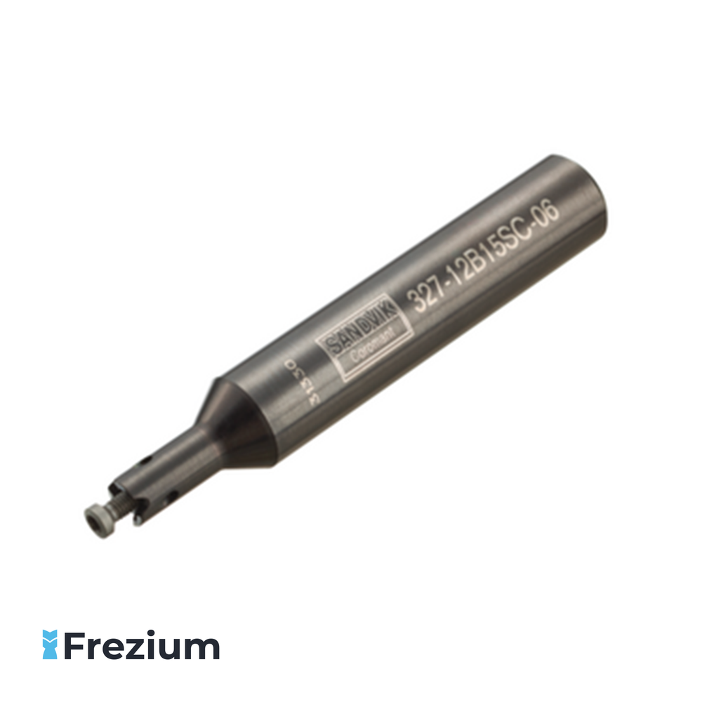 Корпусная цельная твердосплавная фреза с внутренним подводом под СОЖ "Sandvik Coromant" 16x54.3x124.3 мм; 327-16B60EC-12 Корпусная цельная твердосплавная фреза с внутренним подводом под СОЖ "Sandvik Coromant" 16x54.3x124.3 мм; 327-16B60EC-12