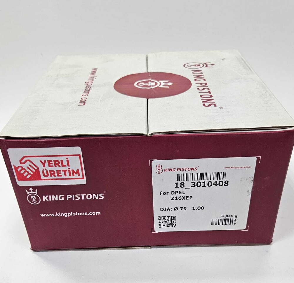 Поршни с кольцами +1.00 Z16XEP  KING PISTONS