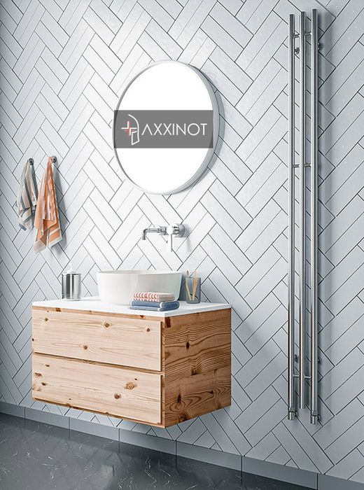 Axxinot Ture 3 - узкий водяной дизайн полотенцесушитель из нержавеющей стали