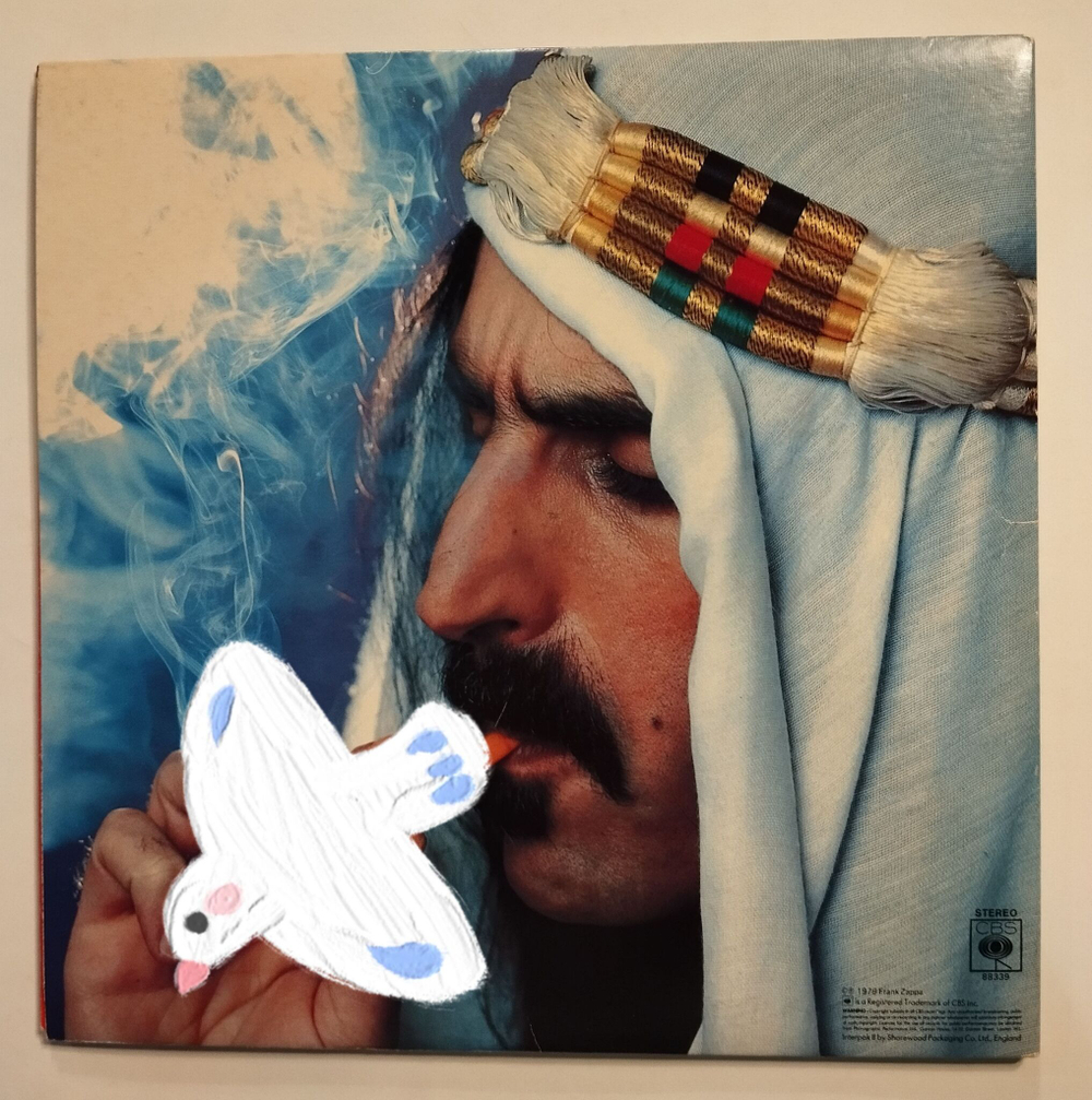 Винтажная виниловая пластинка LP Frank Zappa Sheik Yerbouti (UK 1979)