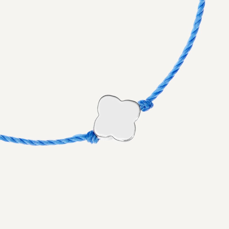 Браслет Сплетенный – Голубой