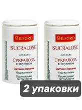 Сахарозаменитель MILFORD Сукралоза с инулином 370 таб X 2 уп