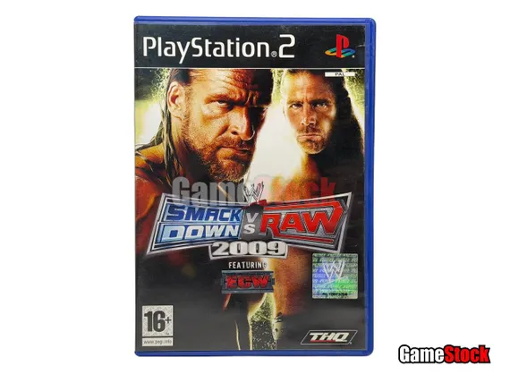 PS2 Smackdown VS Raw 2009 2009 SLES-55251 PAL
