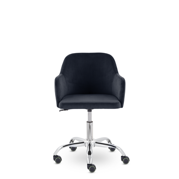 Кресло Кремона хром Velutto 20 (черный)