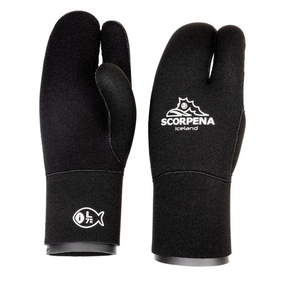 Рукавицы трехпалые Scorpena Iceland - 7 мм