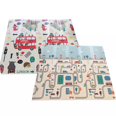 Коврик детский “Лондон-Дорога” складной двусторонний XPE 200×150см