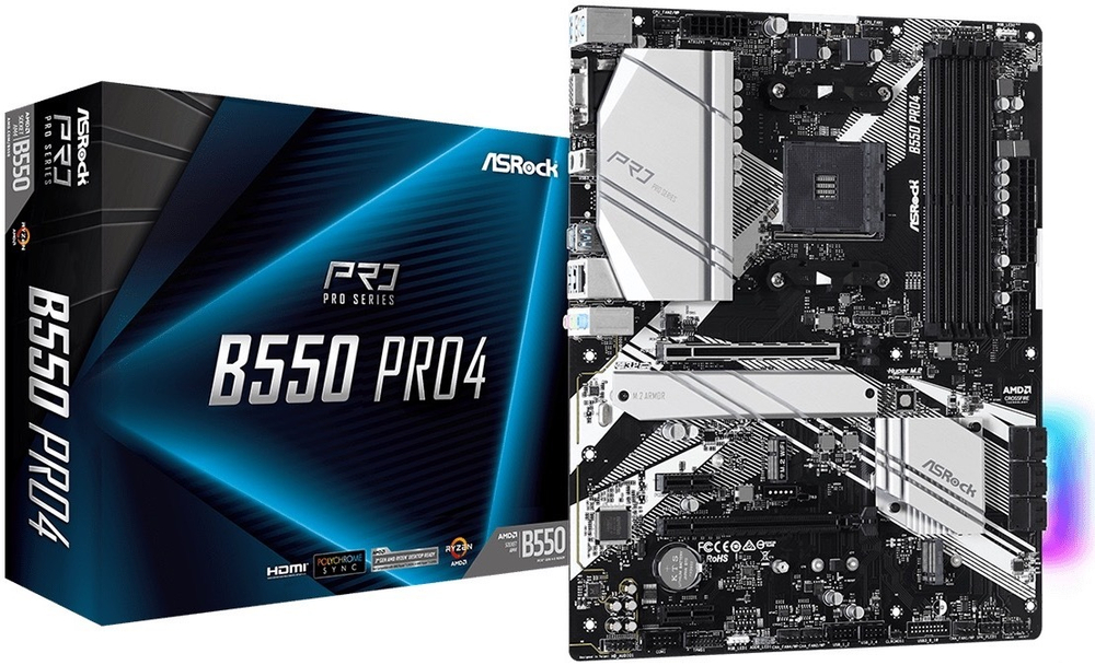 Материнская плата ATX ASRock B550 PRO4