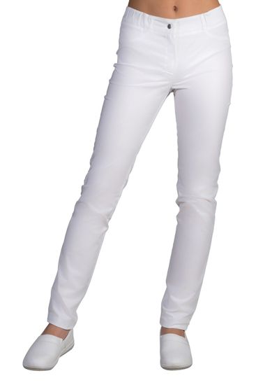 Брюки женские М403 (классик-стрейч/белый 0)