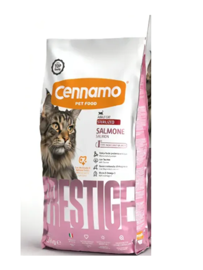 Сухой корм для кошек Cennamo Prestige Cat Adult Sterilised с лососем 1,5 кг