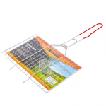 Решетка-гриль 220 x 340 мм, хромированная, PVC рукоятка Sparta