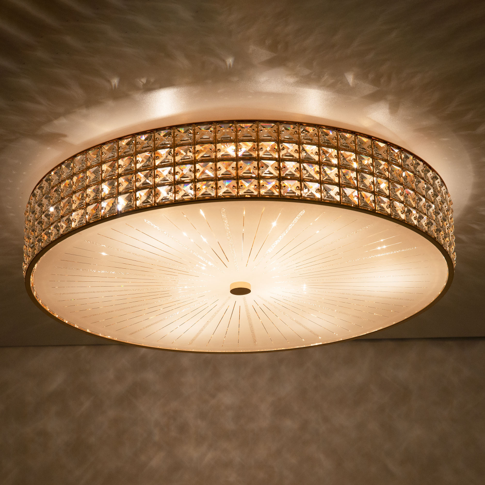 Citilux Портал CL324102 Люстра хрустальная Золото