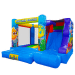 Коммерческий надувной батут "Морская сказка" 4*3,5*2,5 м