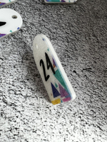 Номерки для ключей акрил 3х5 см