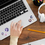 Наклейки Геншин Импакт, стикерпак Genshin Impact, стикербомбинг, наклейки для детей и взрослых, большой набор, STICKER BOMBA