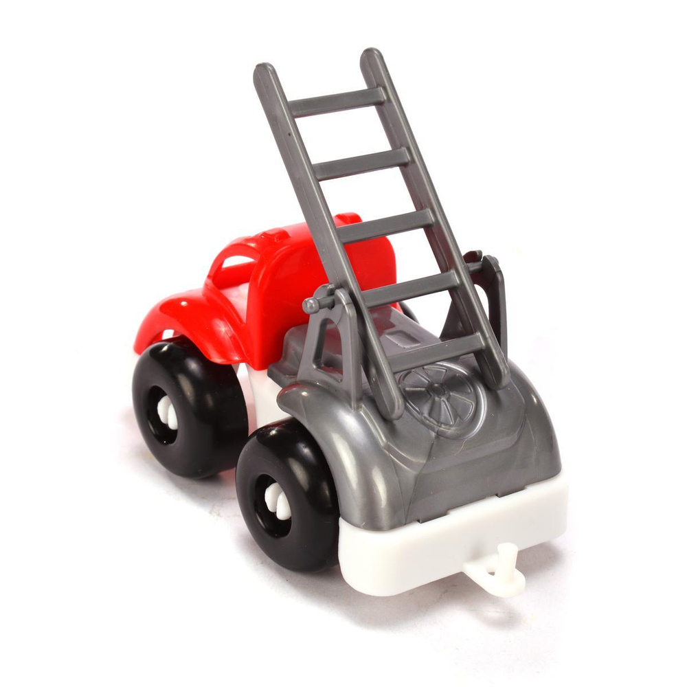 Машинка пожарная "Вжух в городе" 10 см (КНОПА)