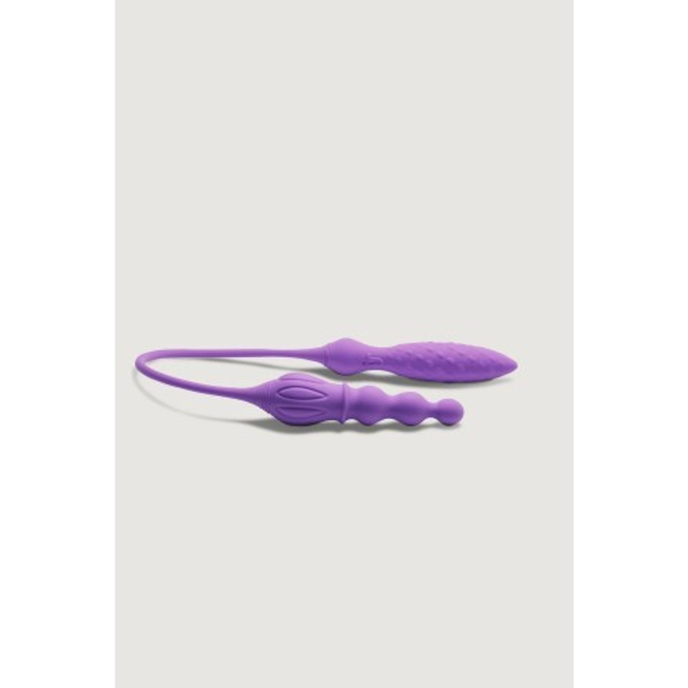 Двойной вибратор Adrien Lastic 2X с пультом ДУ