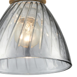 8050/1A SUSPENTIONI LN25 309 дерево/смоки металл/стекло Подвесной светильник E27 1*60W 220V MIRABELA