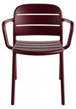 Кресло пластиковое Papatya Beykoz-K, гранатовый