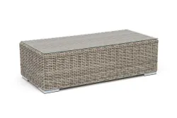 "Боно" журнальный столик из искусственного ротанга, цвет бежевый