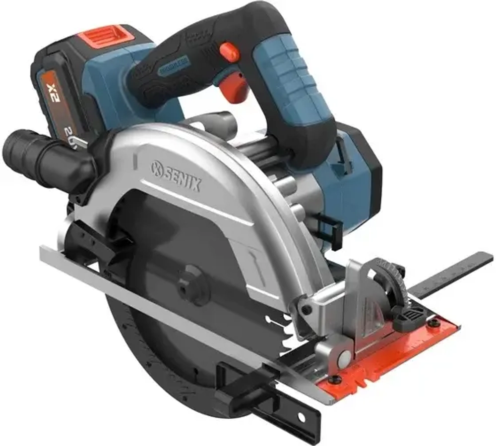 Пила циркулярная аккумуляторная SENIX PSCX2-M5-EU SET