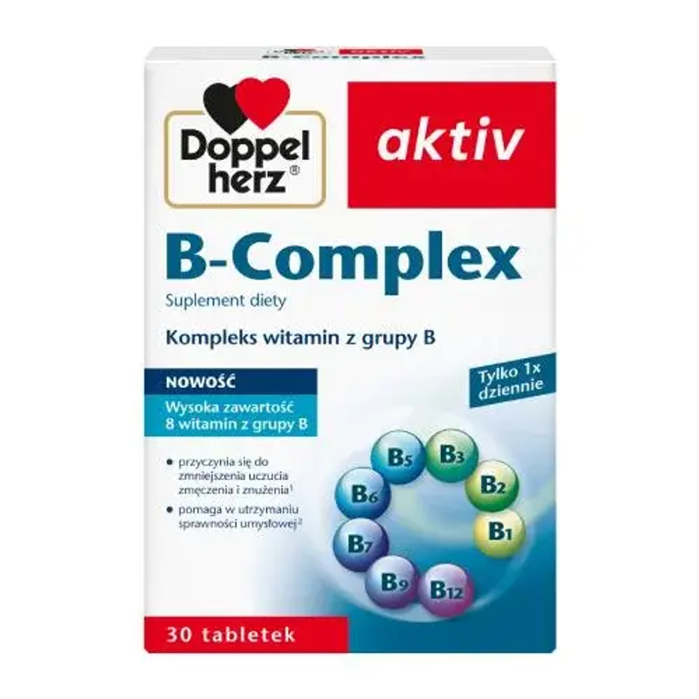 Диетическая добавка Doppelherz aktiv B-Complex, 30 таблеток