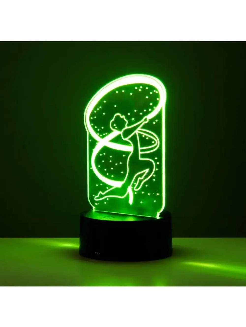 Светильник сенсорный «Гимнастка» LED 7 цветов USB/от батарее