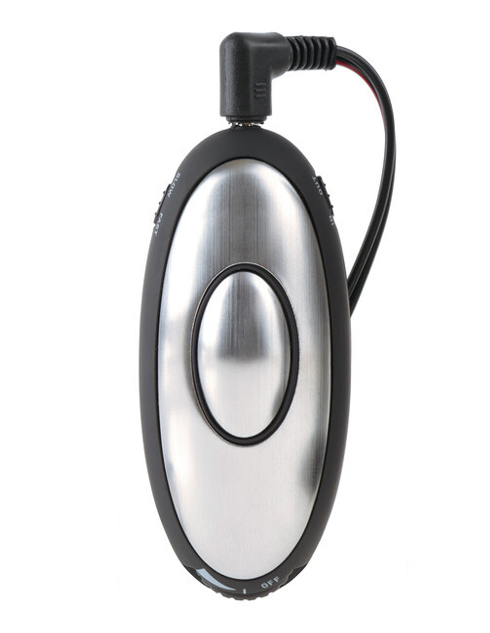 Токопроводящие насадки на пальцы с пультом-электростимулятором Finger Fun (Цвет: черный, серый, серебряный)