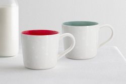 Кружка 450мл Home&Style Frost красная