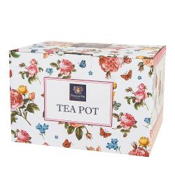 Чайник "Лето в Европе" 26*16*16см. v=1100мл. (фарфор) (подарочная упаковка)