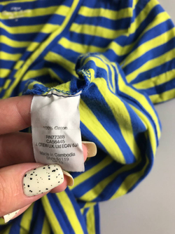 Футболка J.Crew в яркую полоску, маркировка XS, визуально 42 размер