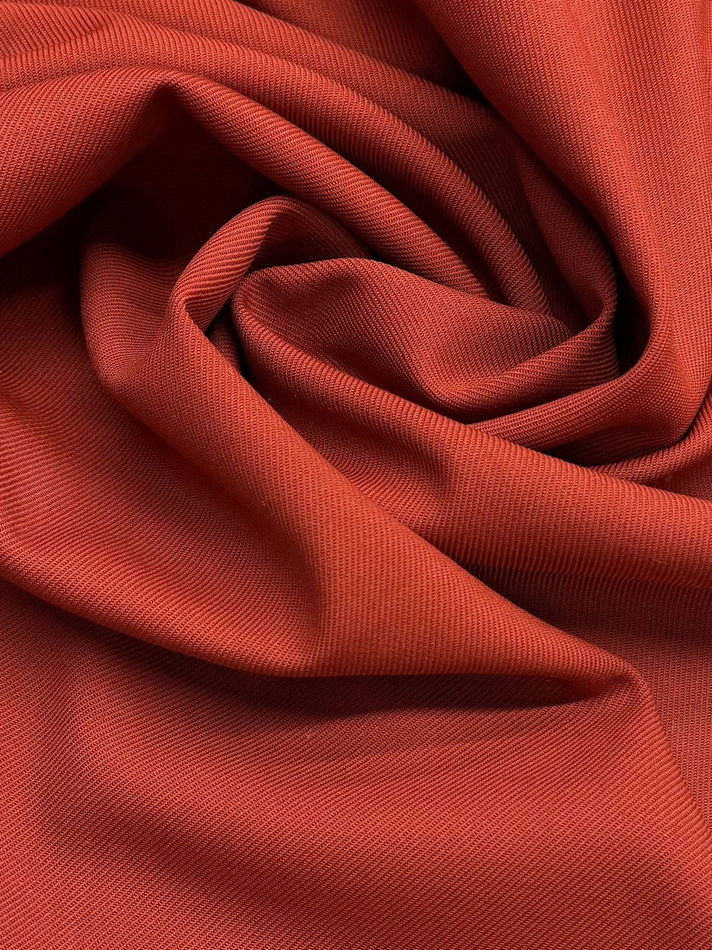 Шерсть костюмно-плательная красная