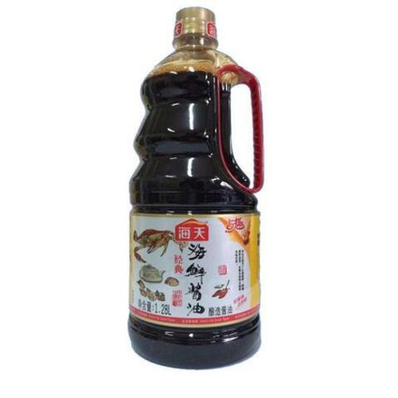 Вкусный соевый соус со вкусом морепродуктов Haitian 1,28Л