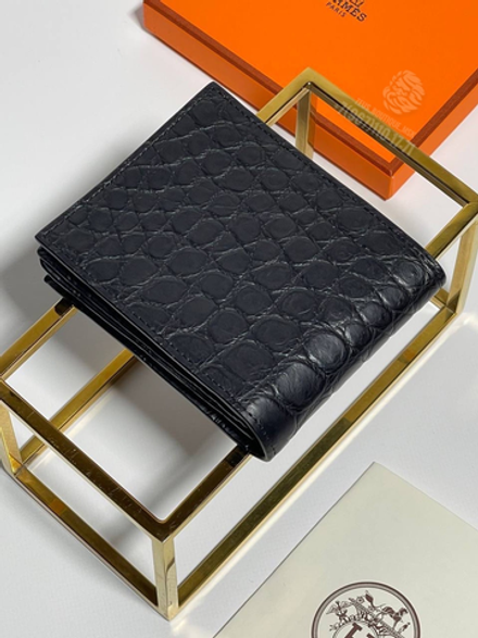 Кошелёк Hermes из кожи крокодила