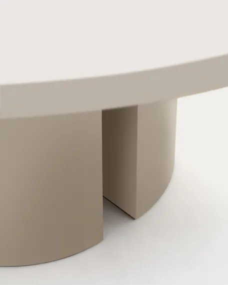 Стол Nealy Ø150 см, лакированный МДФ цвета экрю