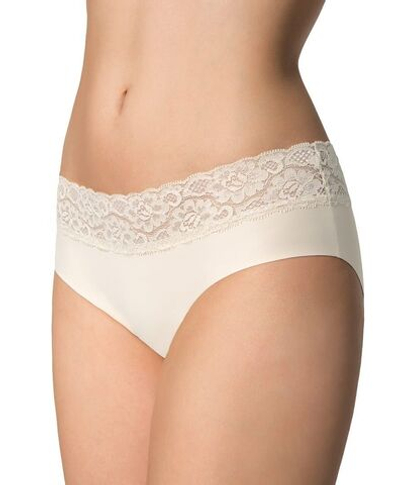 Женские трусики с кружевом Hipster (Размер: L) (Цвет: белый)