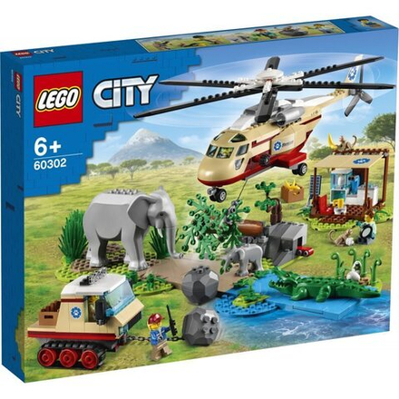 Конструктор LEGO City Wildlife Операция по спасению зверей 60302