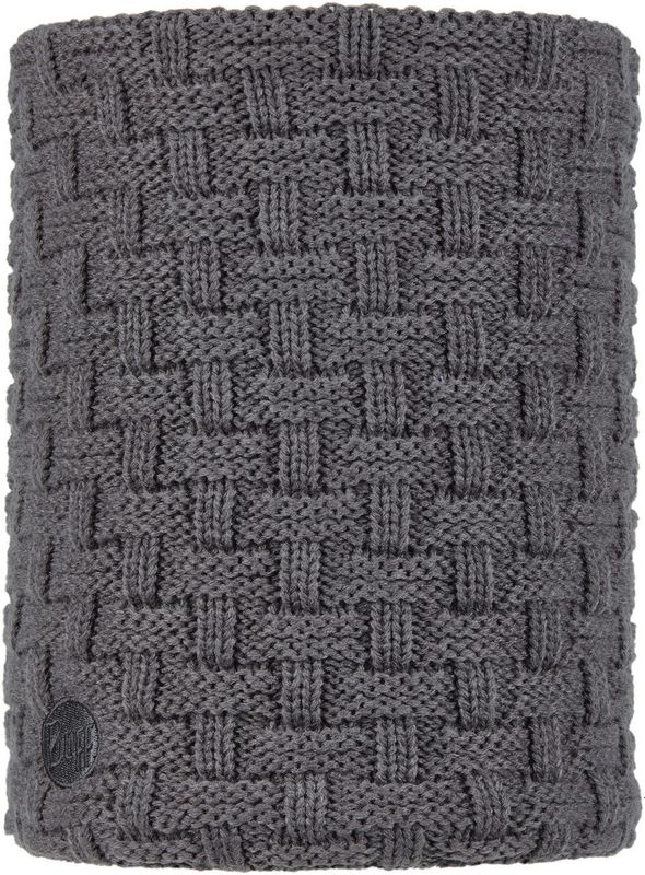 Вязаный шарф-труба с флисом Buff Neckwarmer Knitted Polar Airon Grey Vigore Фото 1