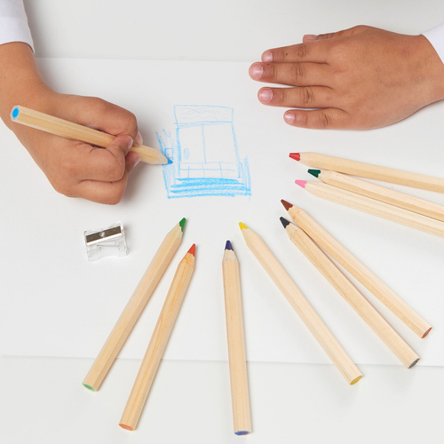 Набор цветных карандашей IKEA MALA (МОЛА), 10 шт