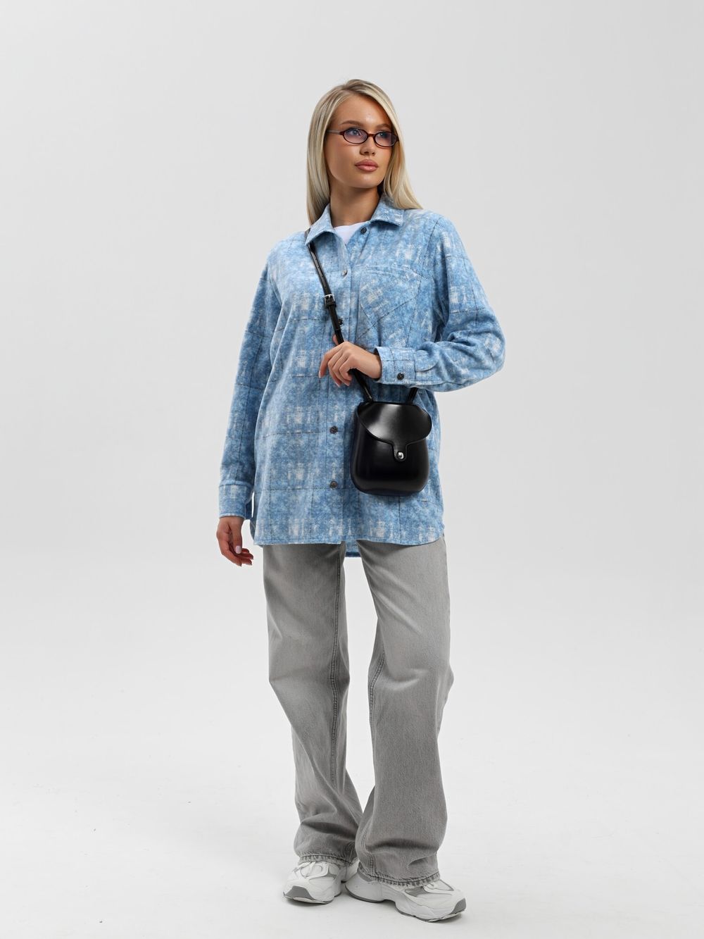 Рубашка Вселенная Виотекс ГОЛУБОЙ