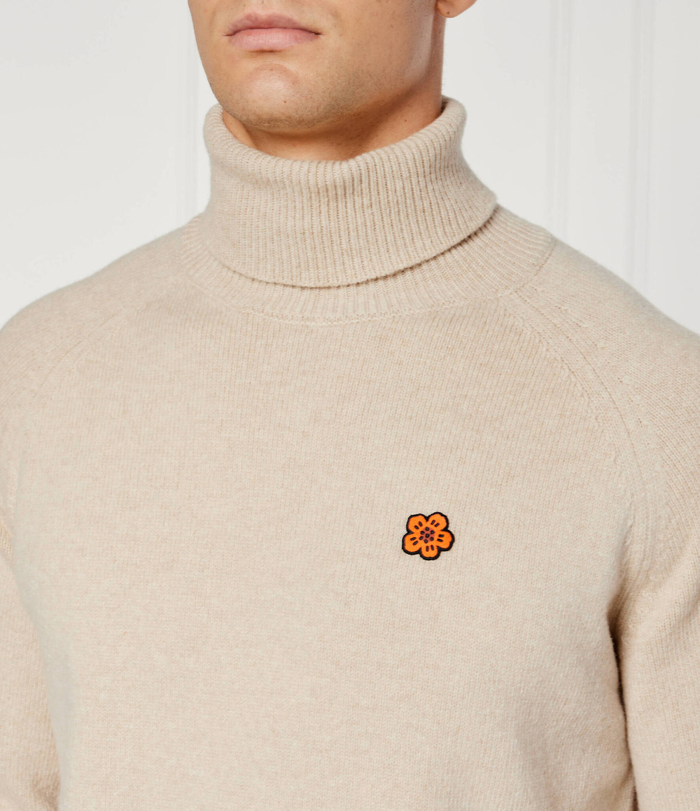 Хлопковый гольф boke flower Kenzo - бежевый(FE65PU4853LC)