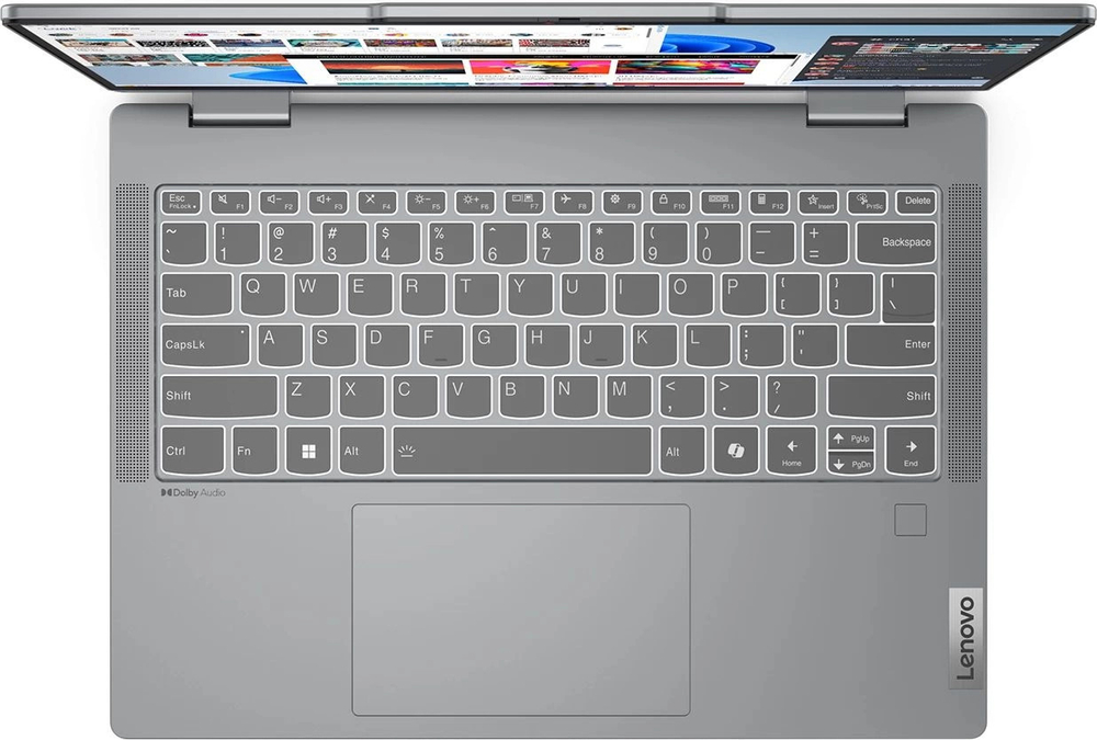Ноутбук  Lenovo IdeaPad 5 2-in-1 14AHP9 14 ", Ryzen 7, 16 Гб RAM, 512 Гб SSD, Radeon 780M, Серый