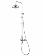 Душевая система с термостатом WONZON & WOGHAND RETRO, Хром (WW-B3041-CR)