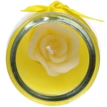 Свеча «Чудесная роза» 5*5,5 см, желтый