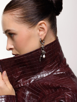 Серьги "Piercing thorn pearl"