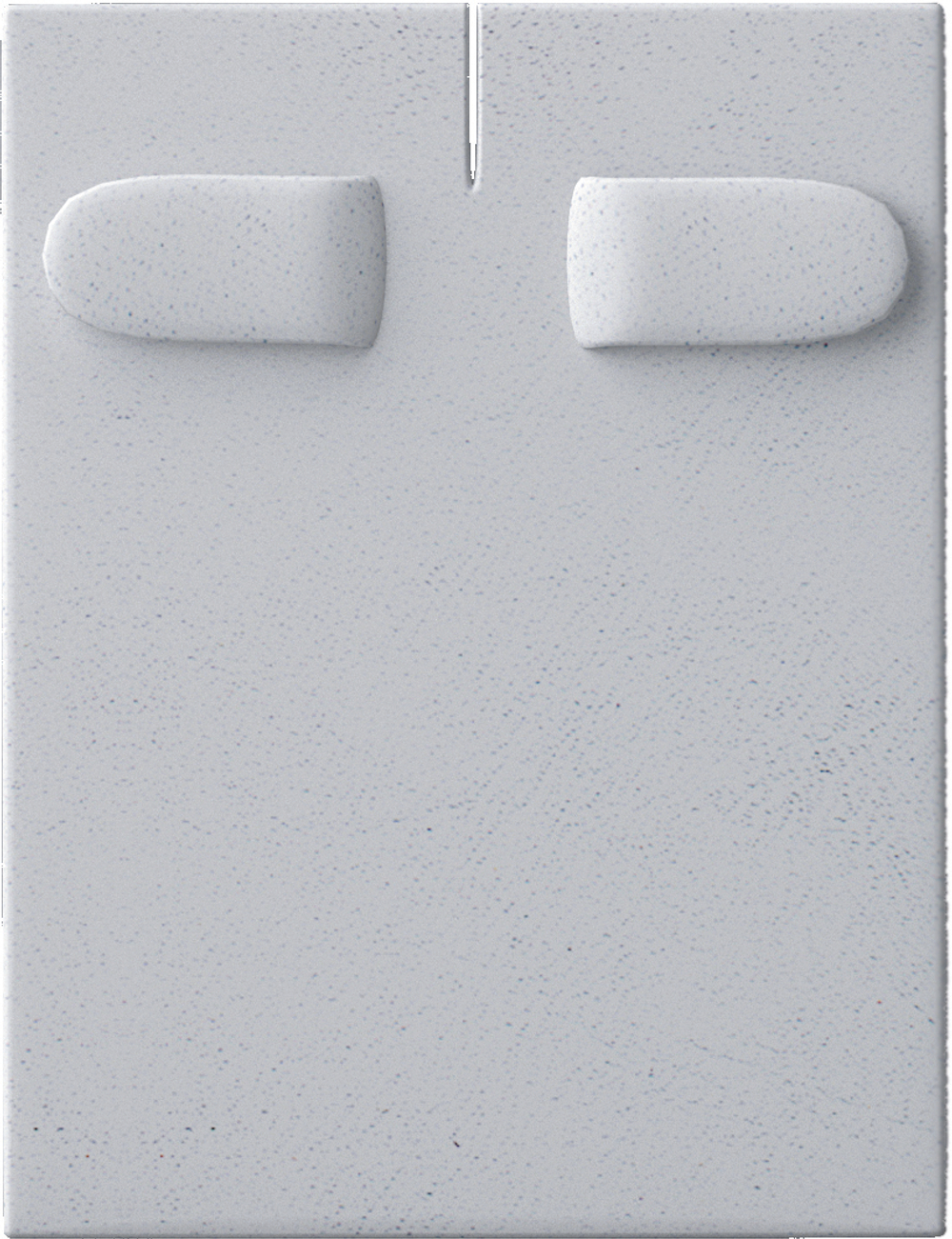 Вкладыш 08/наклонный/для серег/2 язычка/прорезь для нитки