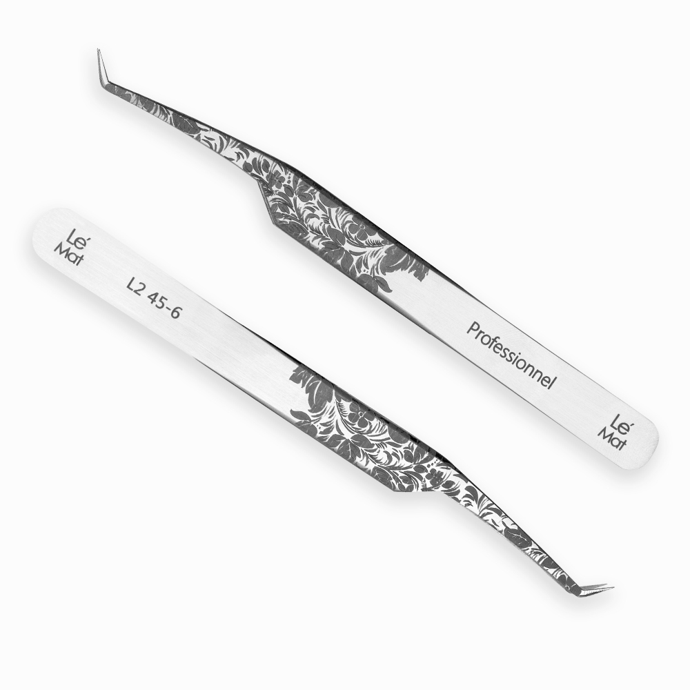 Пинцет "Professionnel" Diamond "Folk" L2 45-6 с алмазной заточкой