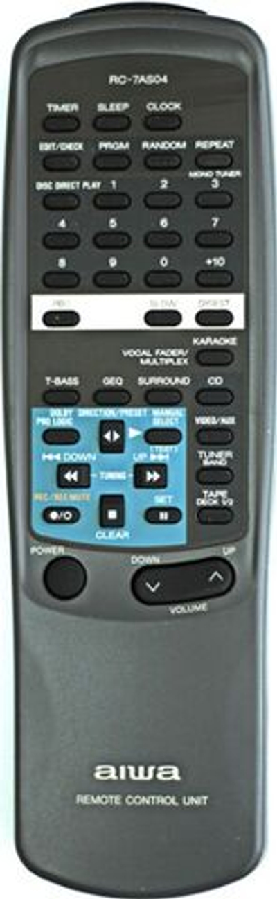 Пульт ДУ для AIWA RC-7AS04 ориг