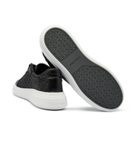 Кожаные кроссовки Calvin Klein - черный(HM0HM01498)